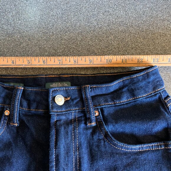 Hi-Rise Cheeky Denim Shorts - Picture 6 of 8